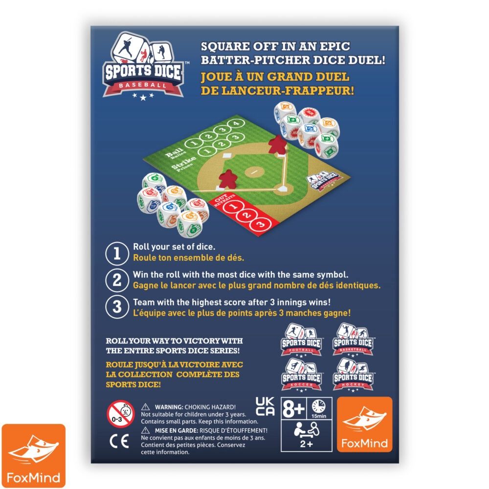 Sports Dice - Baseball