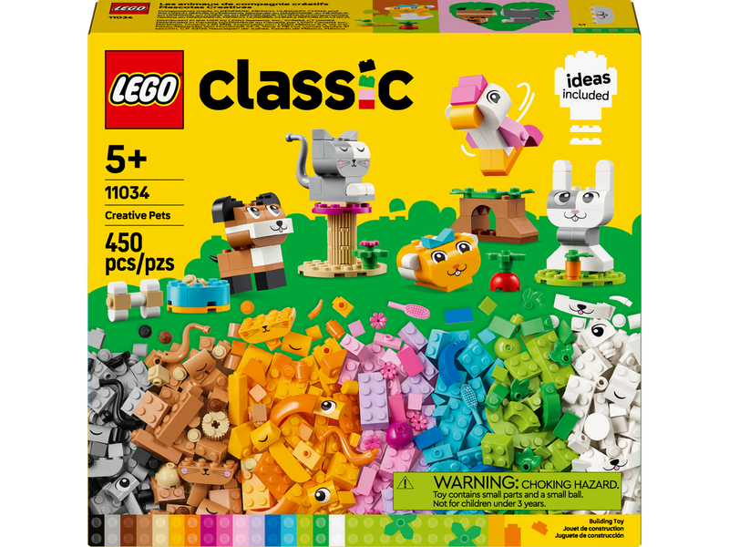 Lego Classic 11034 Les animaux de compagnie créatifs