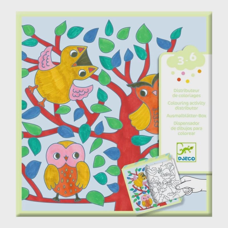 Distributeur de coloriages - Foret