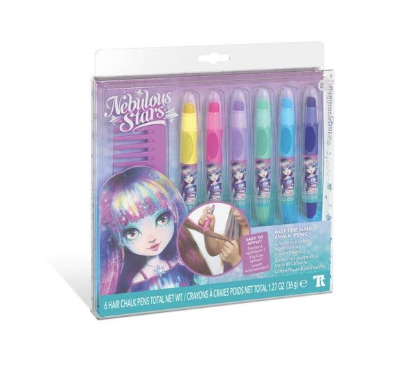 Crayons à craies scintillantes pour cheveux