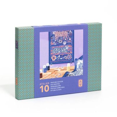 Atelier 10 : Peinture sur soie Tigre