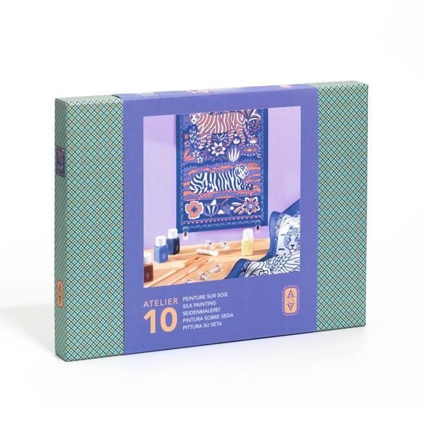 Atelier 10 : Peinture sur soie Tigre