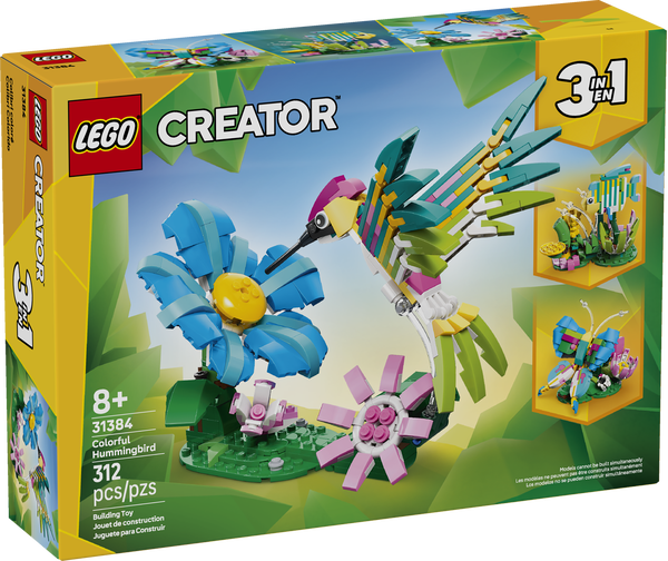 Lego Creator 31384 Les animaux sauvages : le colibri coloré