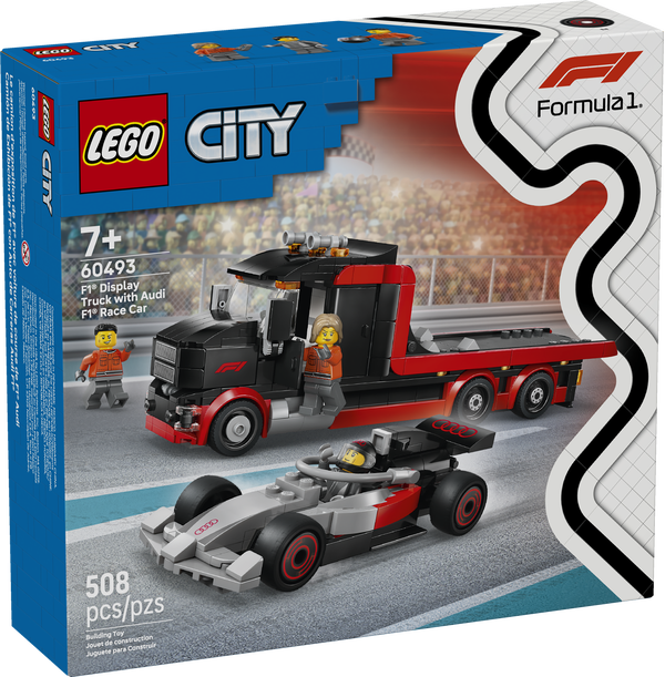 Lego City 60493 Le camion d’exposition de F1 avec voiture de course de F1 Audi