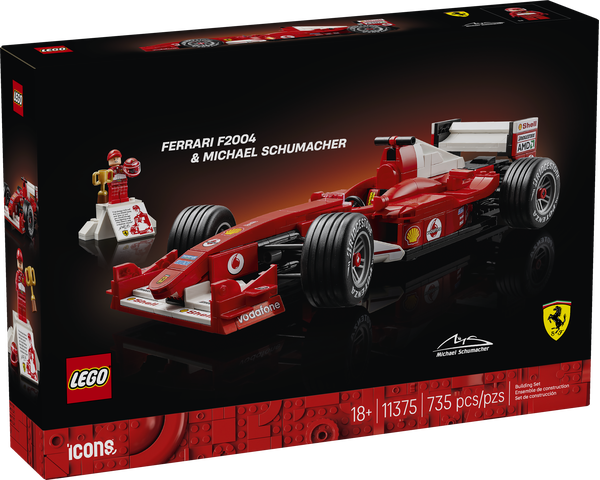 Lego Icons 11375 La Ferrari F2004 et Michael Schumacher