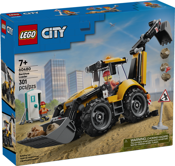 LEGO City 60480 La chargeuse-pelleteuse jaune
