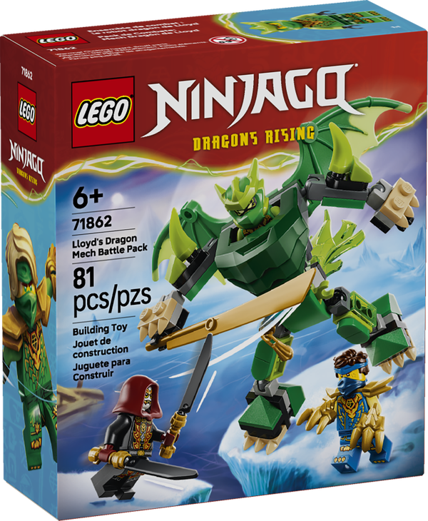 LEGO Ninjago 71862 Ensemble de combat : le robot dragon de Lloyd