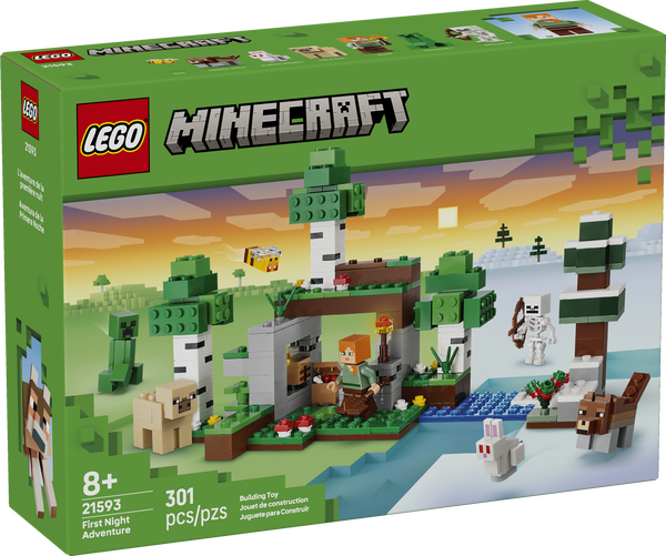 LEGO Minecraft 21593 L’aventure de la première nuit