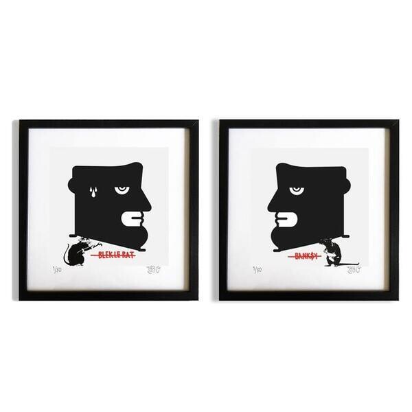 Banksy VS. Blek Le
Rat