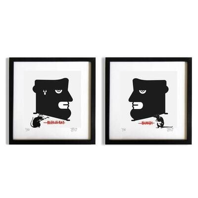 Banksy VS. Blek Le
Rat