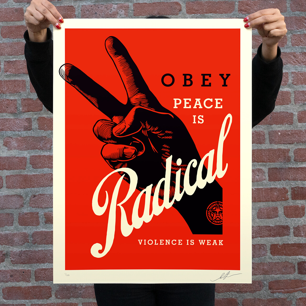 OBEY RADICAL PEACE ( RED)
