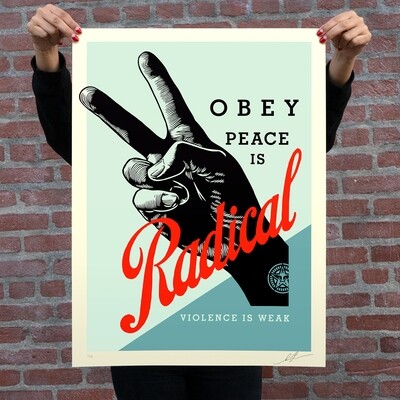 OBEY RADICAL PEACE ( Blue)