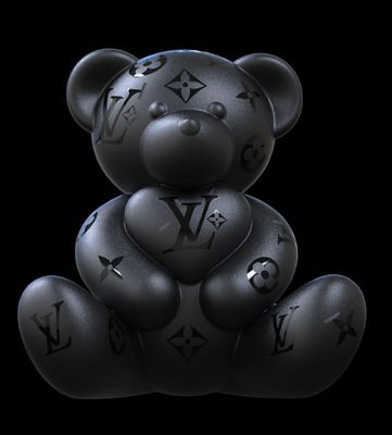 Gacko Bear Love pop art Louis Vuitton mate