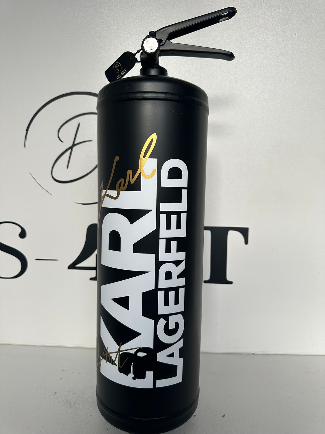 Karl Lagerfeld fire extinguishe