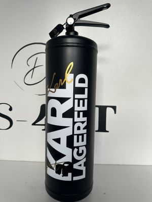 Karl Lagerfeld fire extinguishe