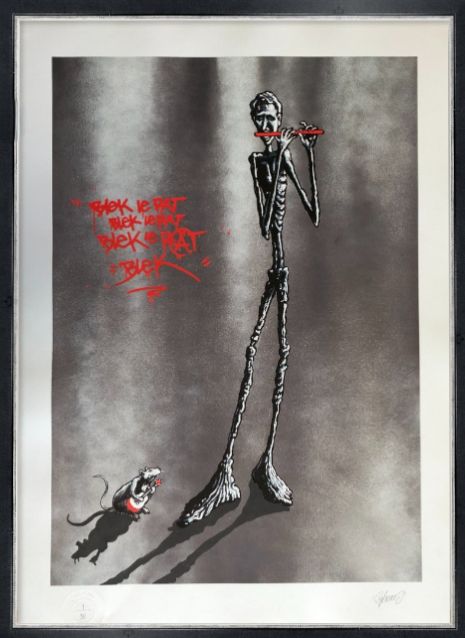 Giacometti vs Blek le rat Giacometti vs Blek le rat