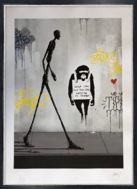 Giacometti vs Banksy Giacometti vs Banksy