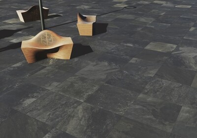 PEACOCK BLACK 20 mm 60x60 PEACOCK BLACK 20 mm 60x60