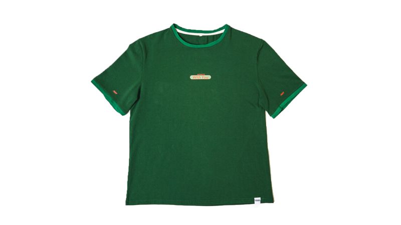 OG T-shirt AWY Vert Foncé / Orange Terracotta