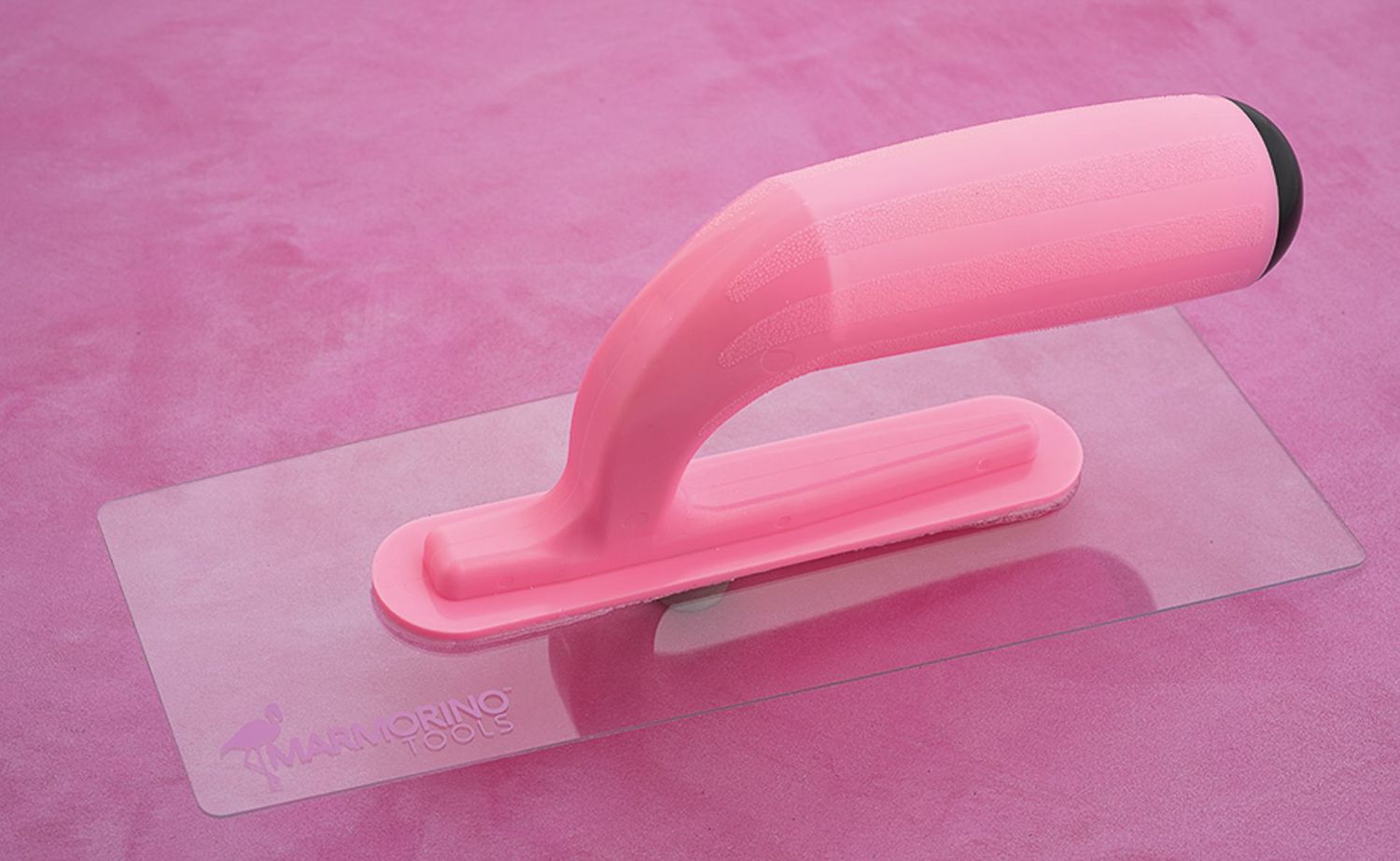 DECOR LIGHT TROWEL - abs handle - transp. blade 240 mm x 100 mm x 1 mm