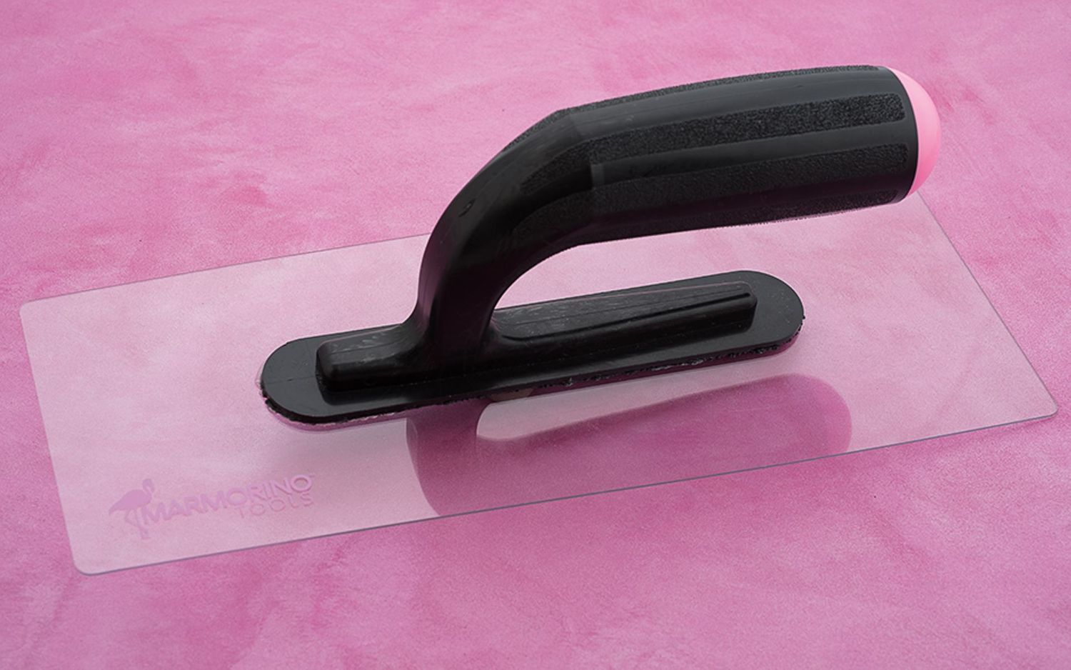 DECOR LIGHT TROWEL - abs handle - transp. blade 280 mm x 120 mm x 1 mm