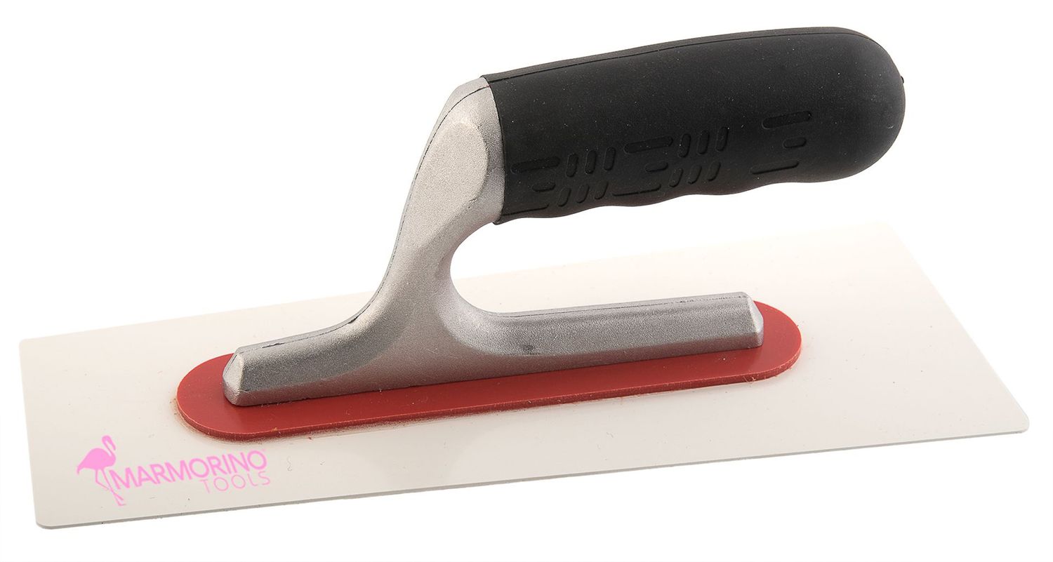 DECOR TROWEL - white pvc blade 240 mm x 100 mm x 1 mm
