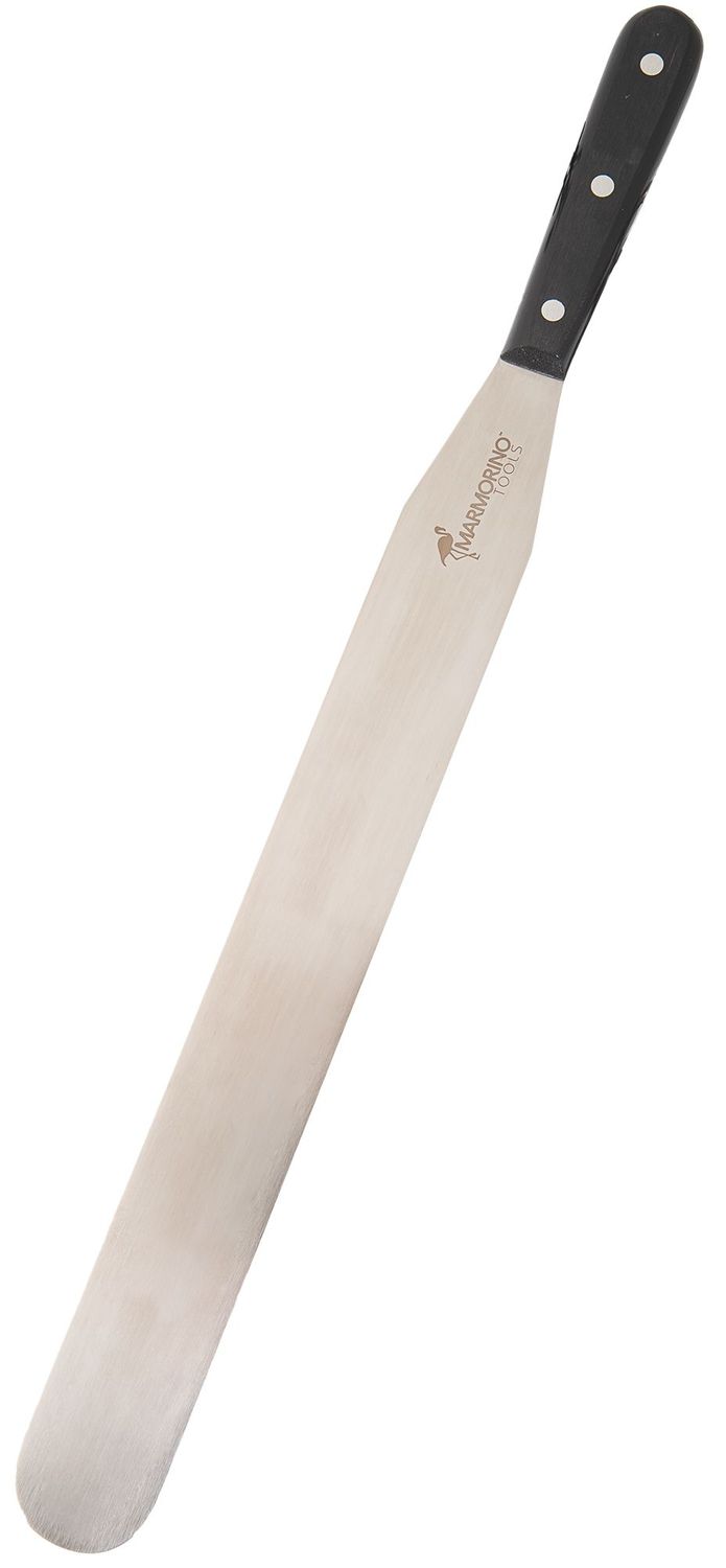 EXTRALONG STAINLESS STEEL SPATULA 360 mm x 40 mm