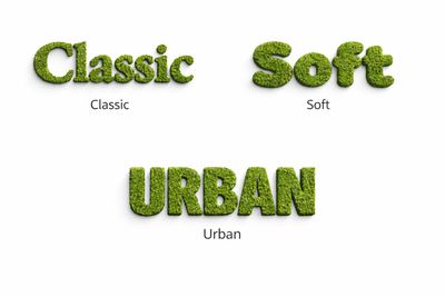 Moos-Buchstaben – modulare 3D-Schriftzüge