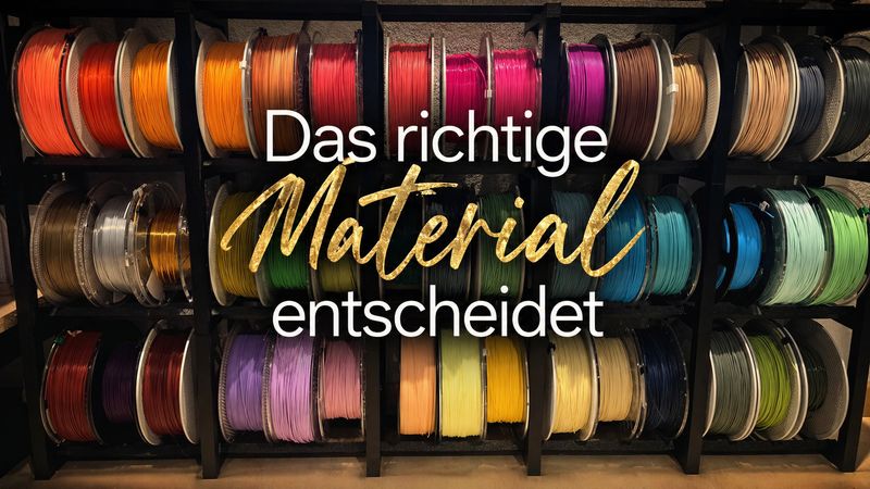🧵 Material- &amp; Druckeinstellungen Beratung