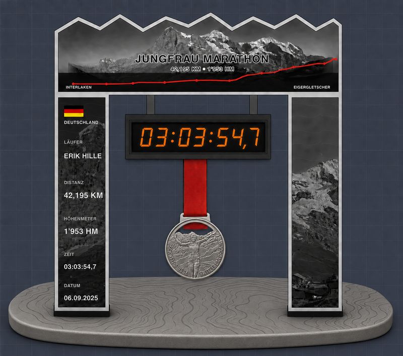 Personalisierter Medaillenhalter