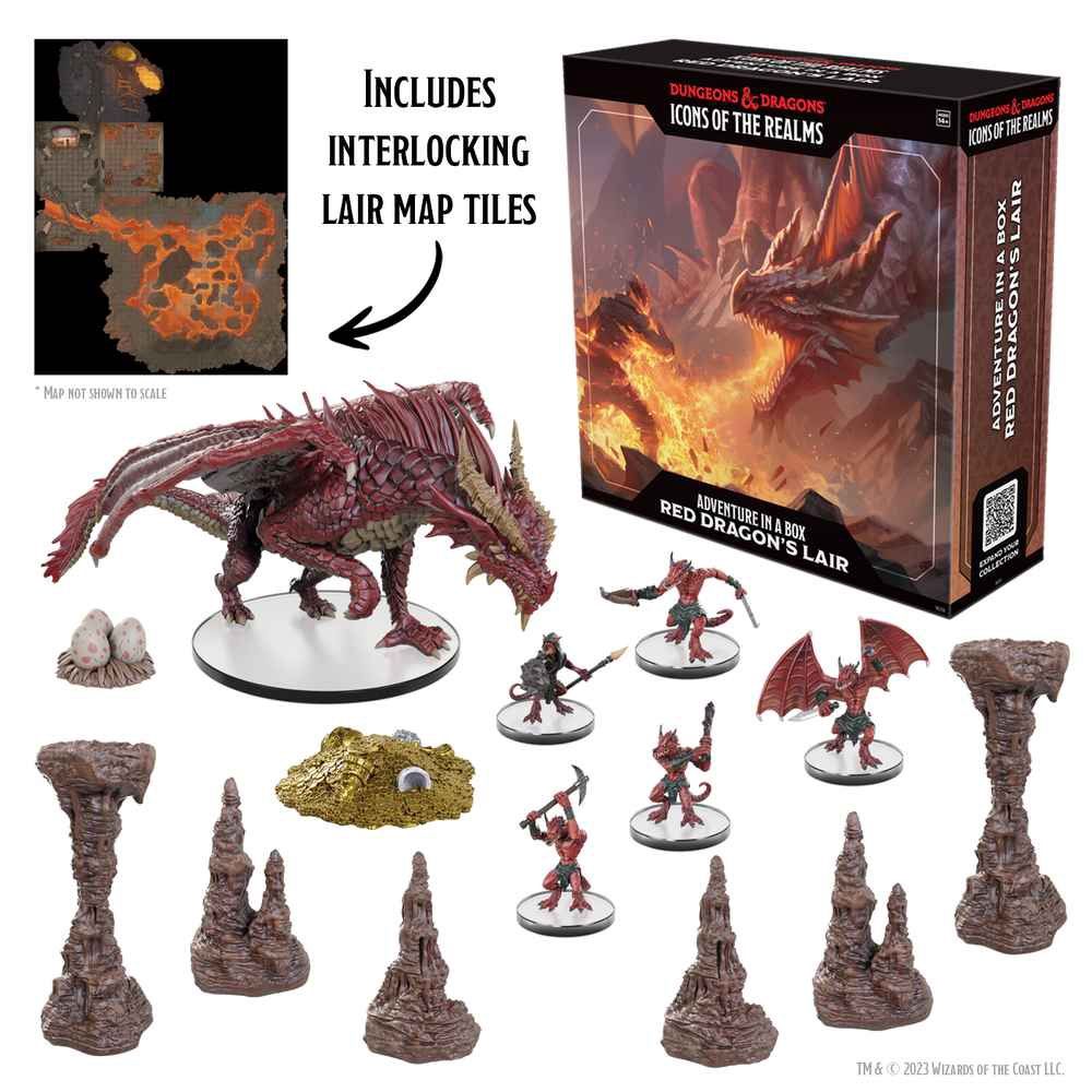 D&amp;D Icons of the Realms: Adventure in a Box - Red Dragon&#39;s Lair