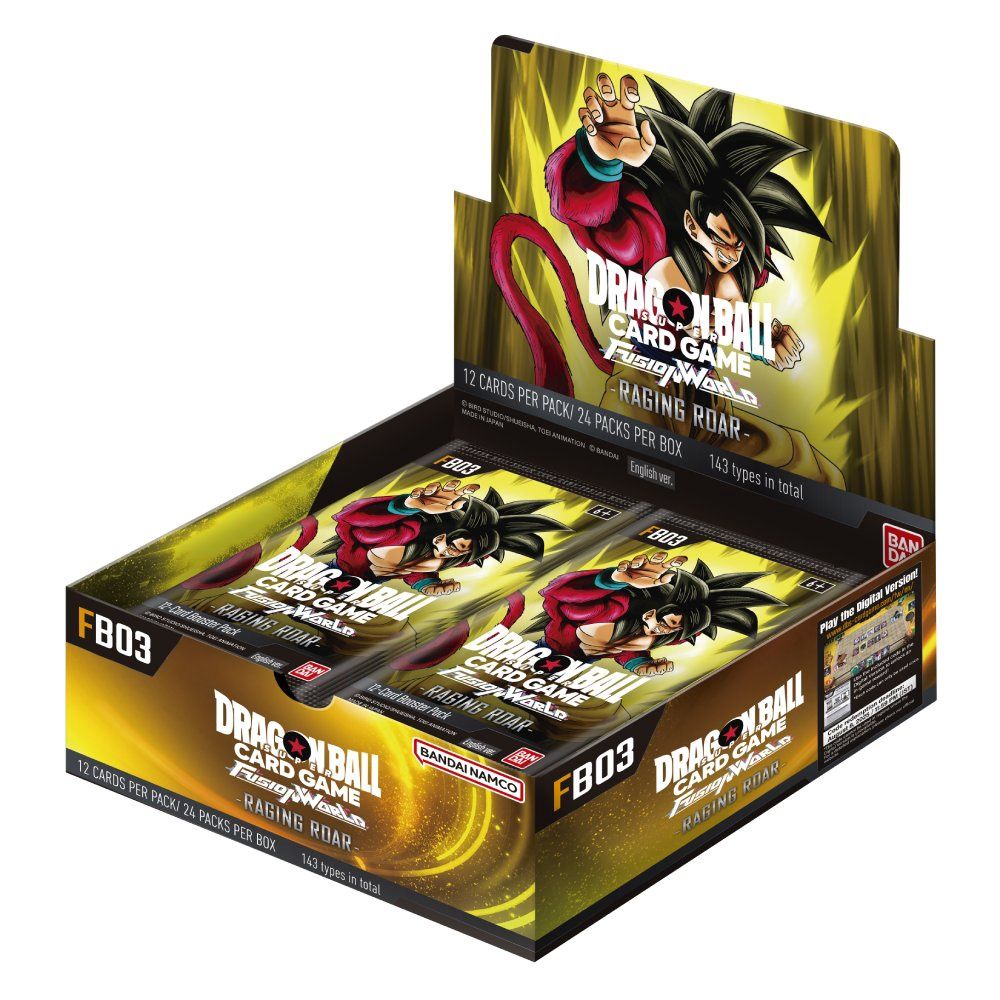 Dragon Ball Super Card Game Fusion World [FB03] Booster Display - Raging Roar