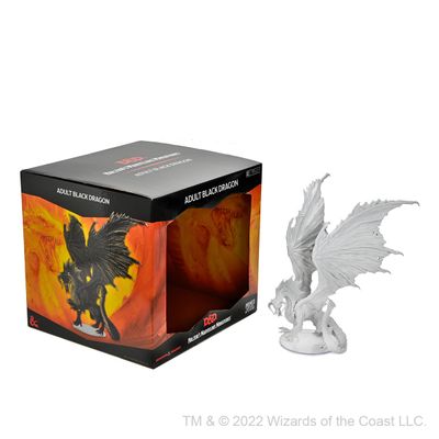D&amp;D Nolzurs Marvelous Miniatures Adult Black Dragon