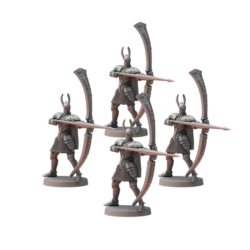 Dark Souls RPG Miniatures: Silver Knight Greatbowmen Dark Souls RPG Miniatures: Silver Knight Greatbowmen