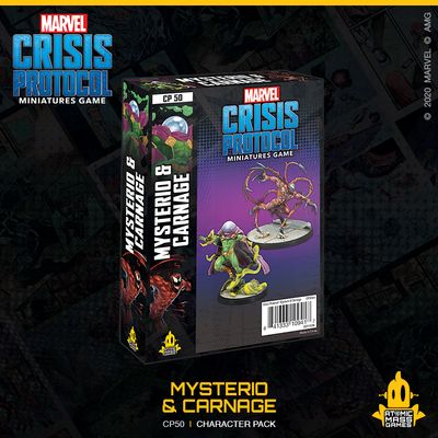 Marvel Crisis Protocol Miniatures Game Mysterio &amp; Carnage