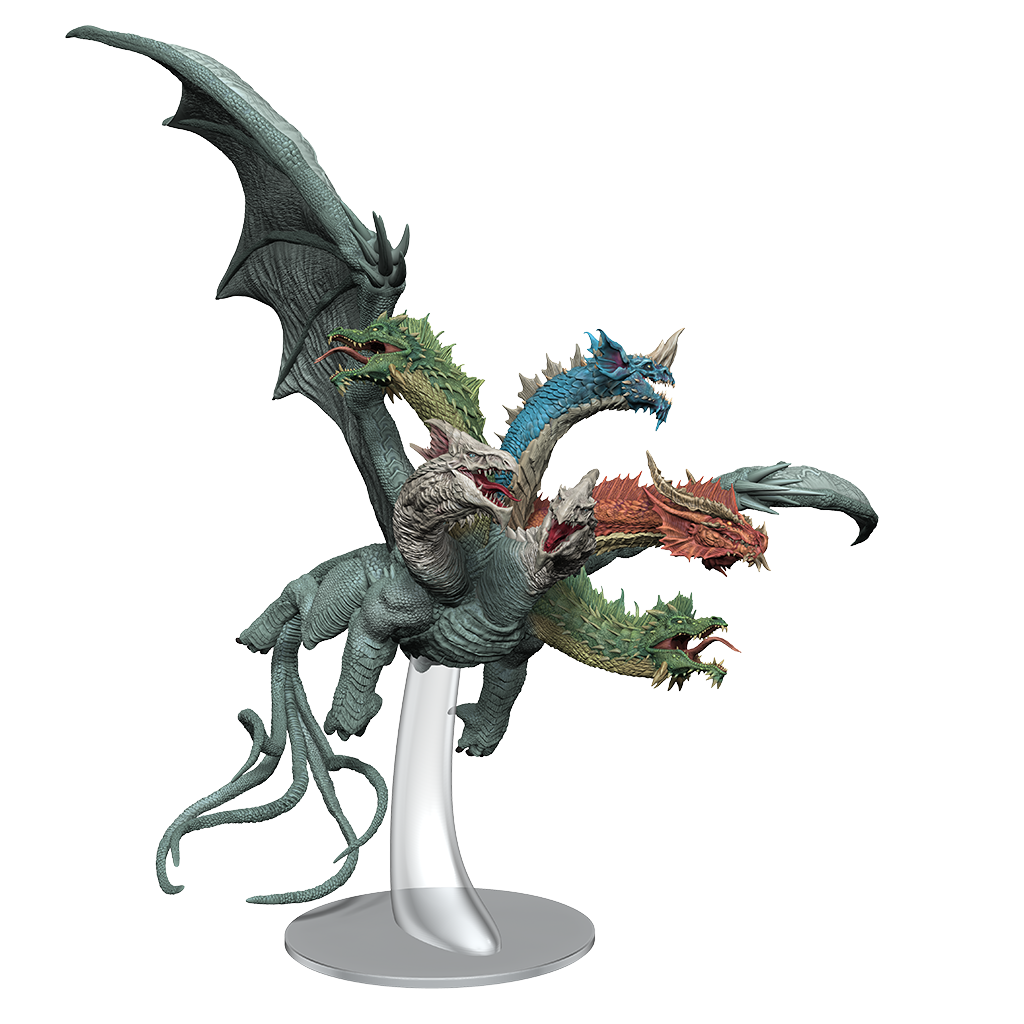 D&amp;D Icons of the Realms Miniatures Fizban's Treasury of Dragons Dracohydra Premium Set 2