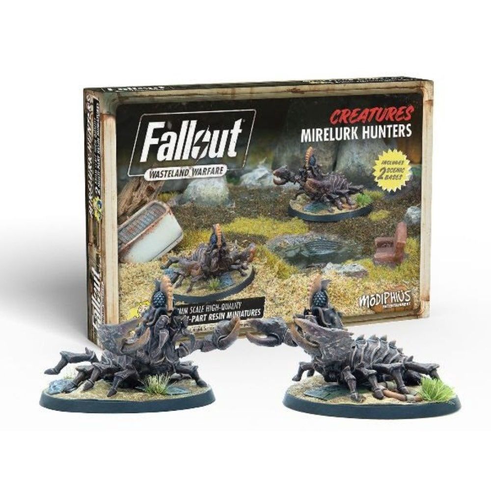 Fallout: Wasteland Warfare - Wasteland Creatures: Mirelurk Hunters