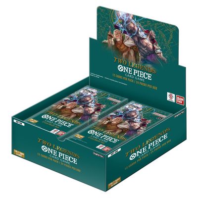 One Piece Card Game OP08 Two Legends Booster Display