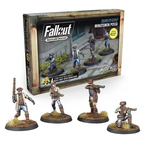 fallout: wasteland warfare - survivors - minutemen posse