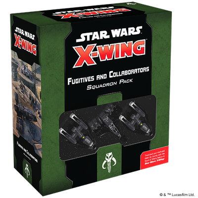 Star Wars X-Wing 2nd Edition Fugitives and Collaborators Squadron Pack