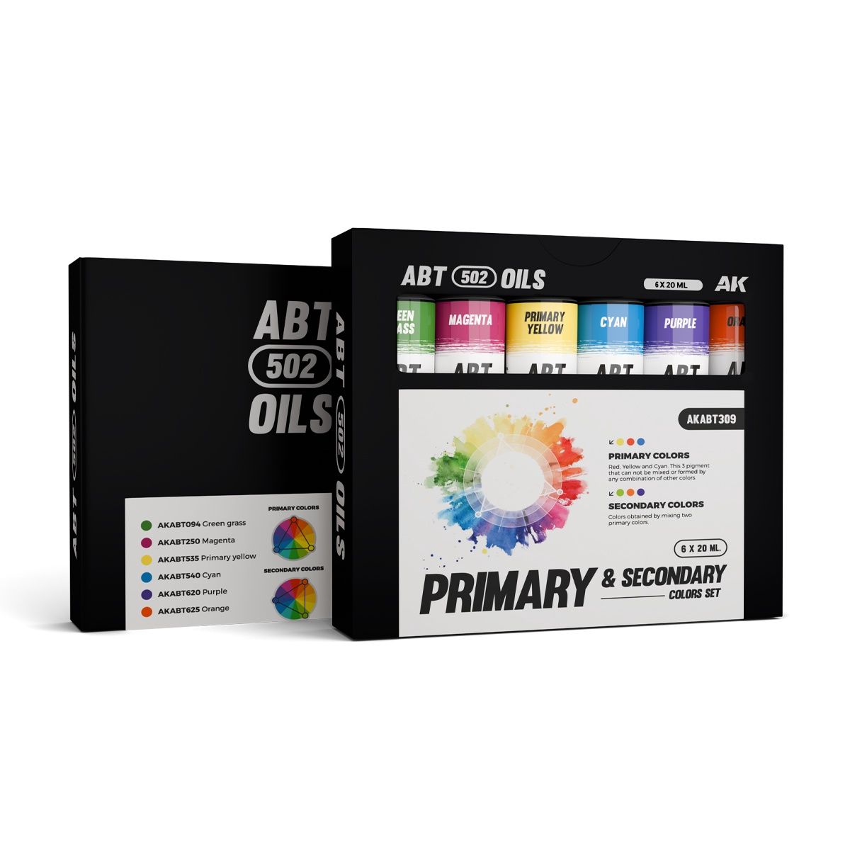 AK Interactive - Oils - Primary &amp; Secondary Color Set