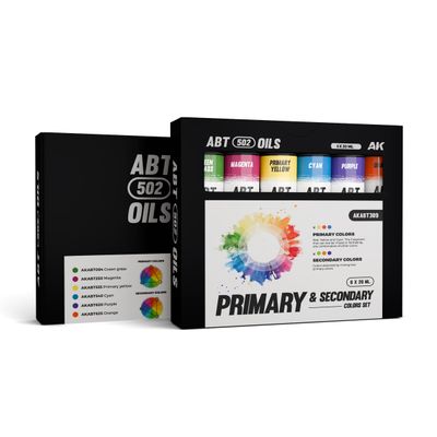 AK Interactive - Oils - Primary &amp; Secondary Color Set