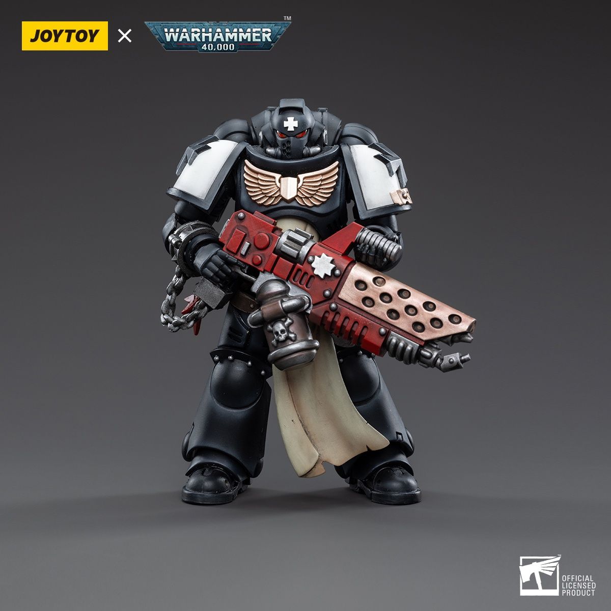 Warhammer Collectibles: 1/18 Scale Black Templars Primaris Initiate Brother Raemont Warhammer Collectibles: 1/18 Scale Black Templars Primaris Initiate Brother Raemont