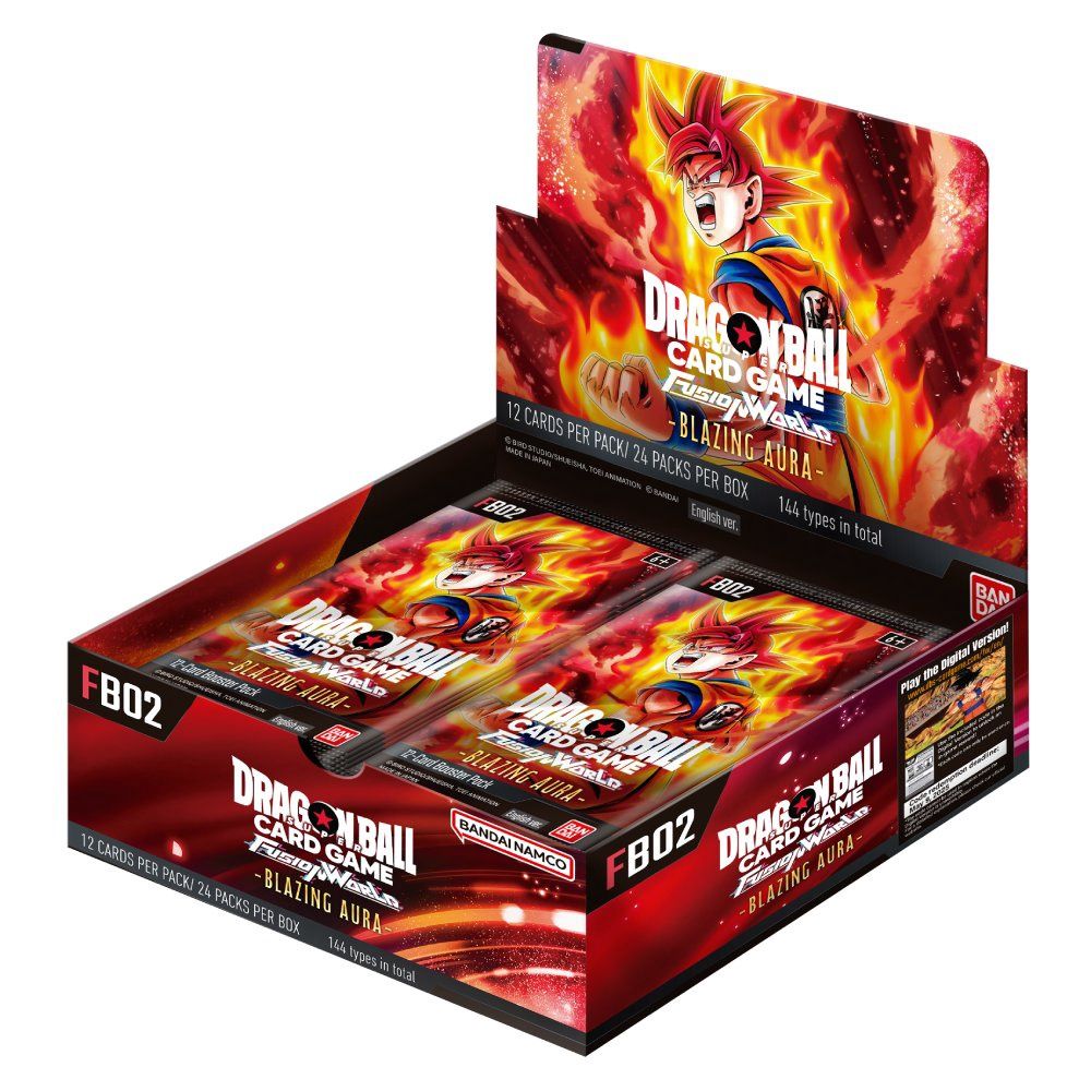 Dragon Ball Super Card Game Fusion World [FB02] Booster Display - Blazing Aura