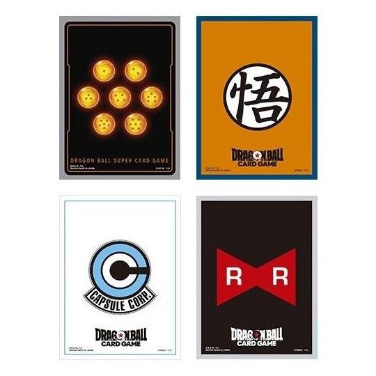 Dragon Ball Super Card Game Fusion World - Official Card Sleeves Display, Design: Standard Black