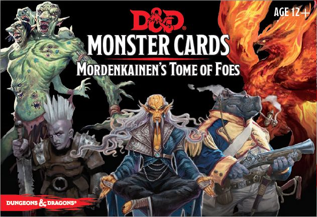 D&amp;D Spellbook Cards Mordenkainens Tome of Foes Deck