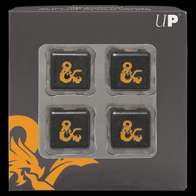 D&amp;D Heavy Metal D6 Realmspace Deluxe Dice Set (4)