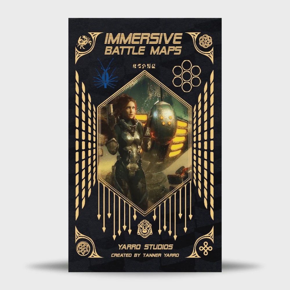 Infinidungeon Immersive Battle Map Book Vol II [Sci-Fi]
