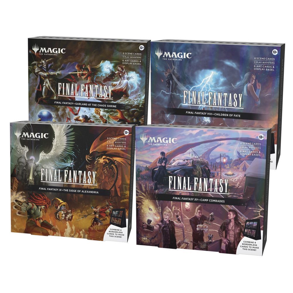 Magic Final Fantasy - Scene Box Display (Set of 4)