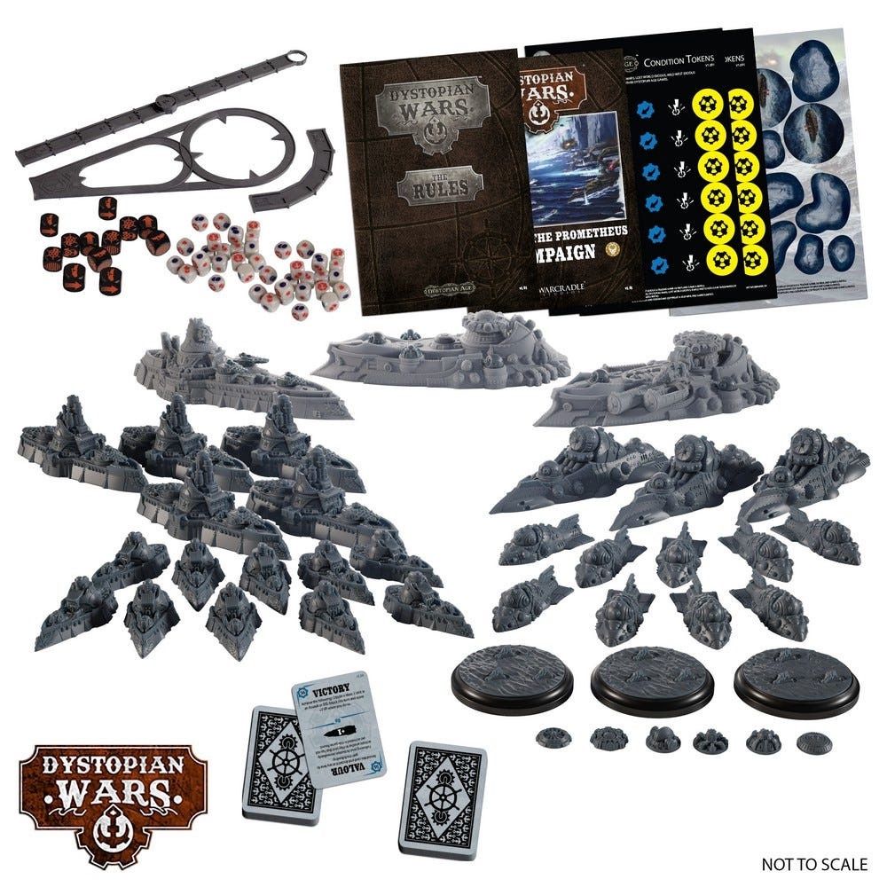 Dystopian Wars: Hunt for the Prometheus (2 Player Starter Set)